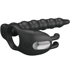 Blackney Penisringe mit Vibrator-Plug von Pretty Love
