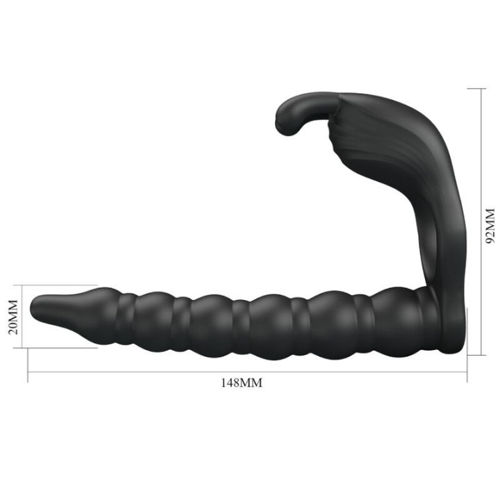 Blackney Penisringe mit Vibrator-Plug von Pretty Love | Fesselliebe.de