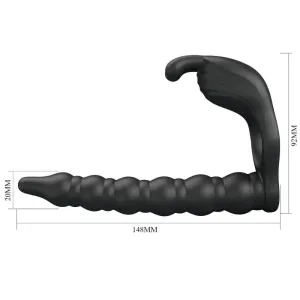 Blackney Penisringe mit Vibrator-Plug von Pretty Love