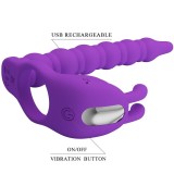 Blackney Penisringe mit Vibrator-Plug von Pretty Love | Fesselliebe.de