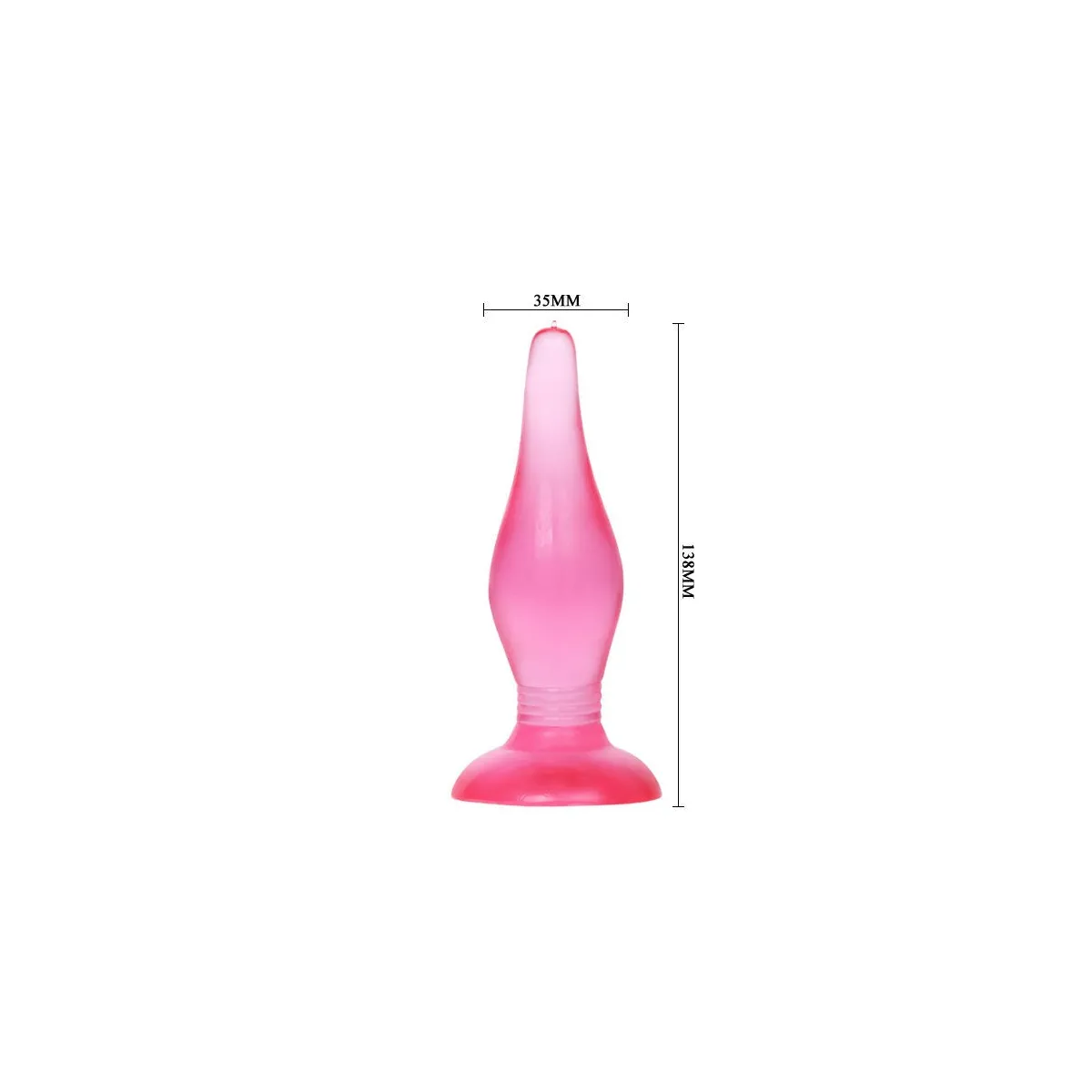 Lila Soft Touch Analsplug 14,2 cm von Baile Anal | Fesselliebe.de