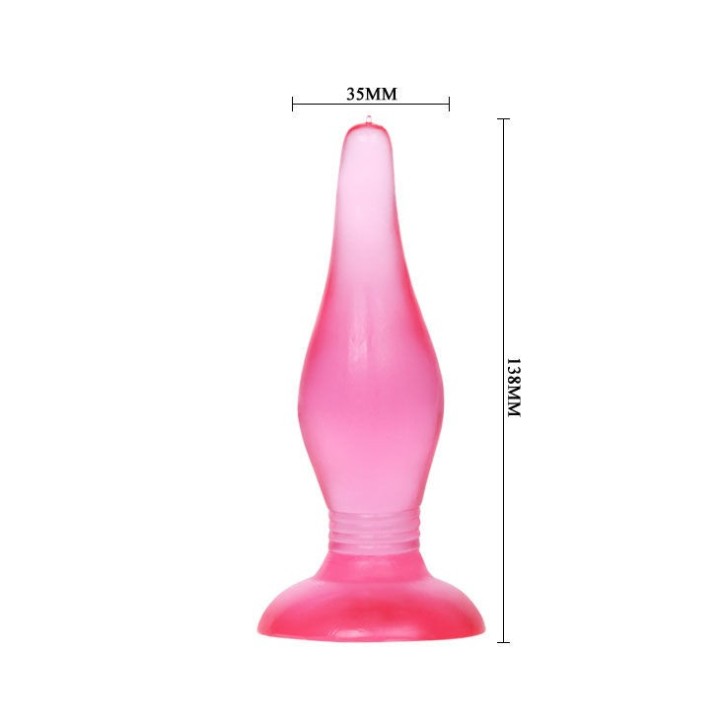 Lila Soft Touch Analsplug 14,2 cm von Baile Anal | Fesselliebe.de