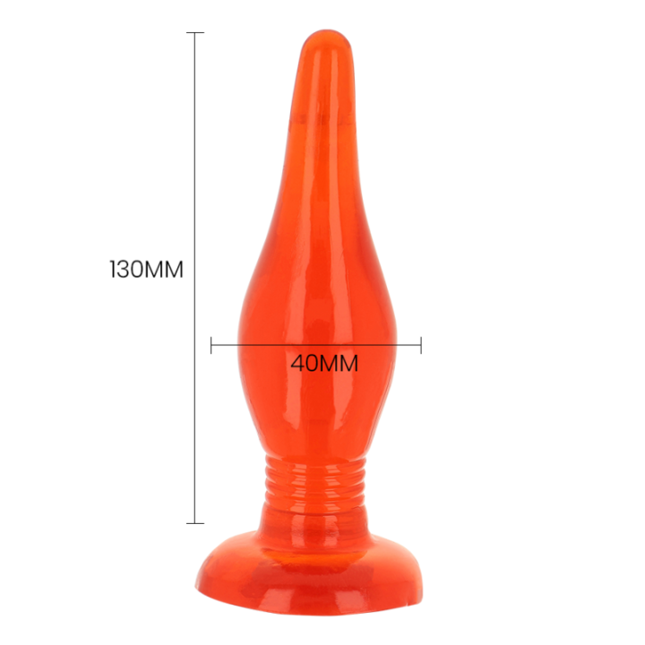 Roter Soft Touch Analstecker 14,2 cm von Baile Anal | Fesselliebe.de