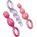 Analplugs Set 3 St Tricolor von Satisfyer Plugs