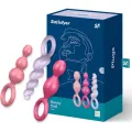 Analplugs Set 3 St Tricolor von Satisfyer Plugs