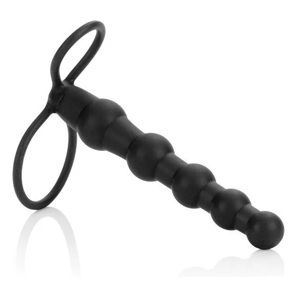 Beaded Dual Penetrator Schwarz von Calexotics | Fesselliebe.de