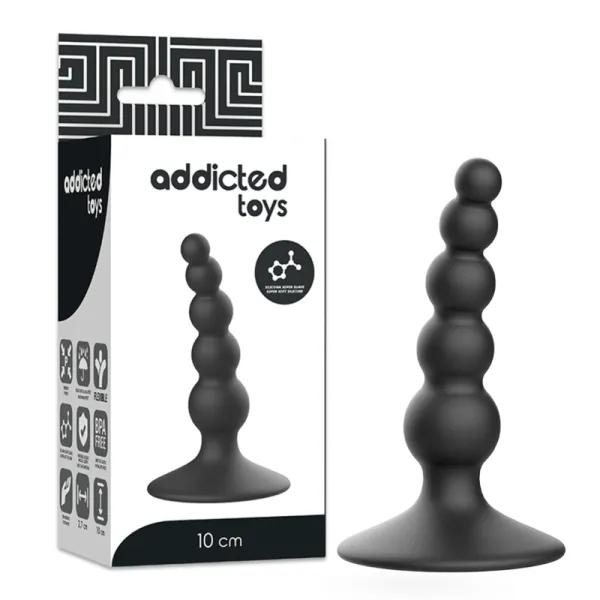 Anal Sexueller Stecker 10 cm Schwarz von Addicted Toys | Fesselliebe.de