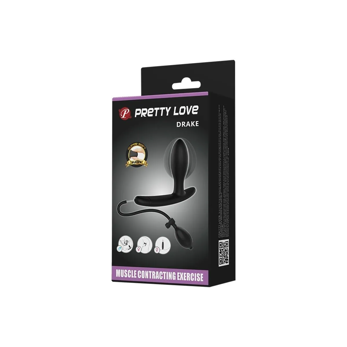 Drake aufblasbarer Analstecker von Pretty Love | Fesselliebe.de