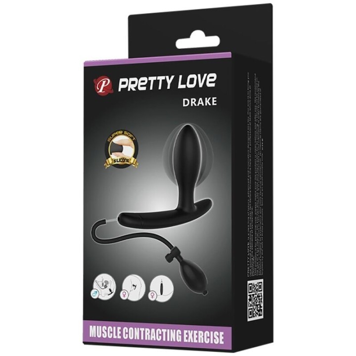 Drake aufblasbarer Analstecker von Pretty Love | Fesselliebe.de