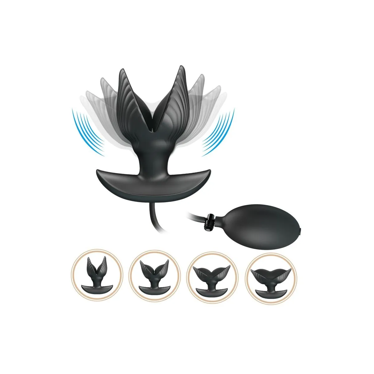 Aufblasbarer & wiederaufladbarer Analplug von Pretty Love Bottom | Fesselliebe.de