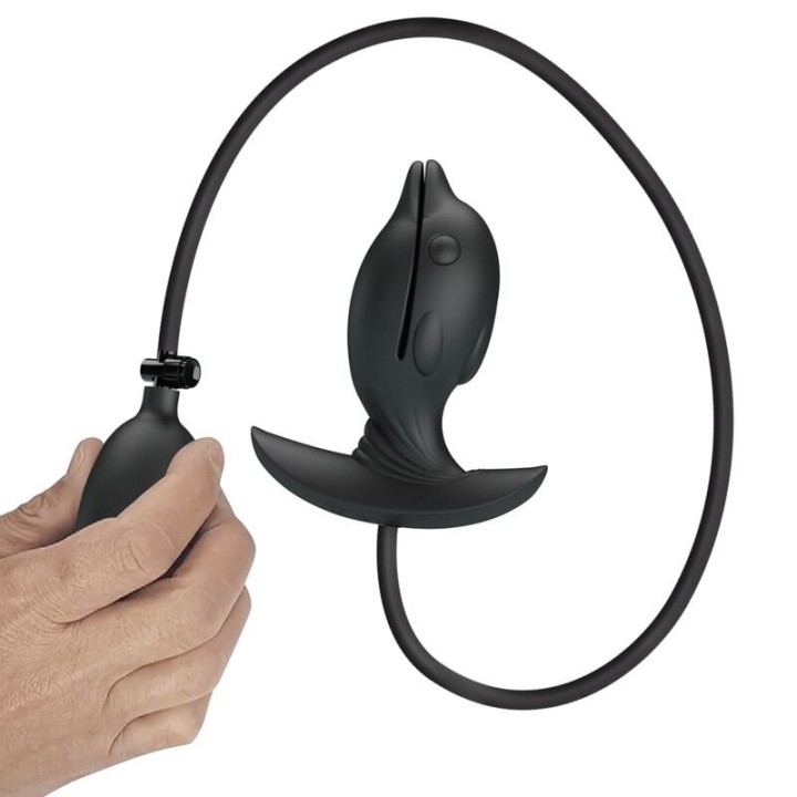 Aufblasbarer & wiederaufladbarer Delfin Analsplug von Pretty Love Bottom | Fesselliebe.de