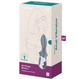 Air Pump Booty 1 Anal aufblasbarer Vibrator Grau von Satisfyer Vibrator | Fesselliebe.de