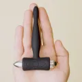 Petite Sensations Teazer Anal Plug Vibrator Schwarz von Rocks-Off