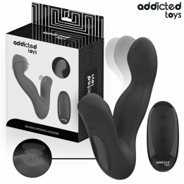 Oszillierender Prostatamassagegerät mit Pulsationsmodus-Fernbedienung von Addicted Toys | Fesselliebe.de