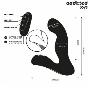 Oszillierender Prostatamassagegerät mit Pulsationsmodus-Fernbedienung von Addicted Toys