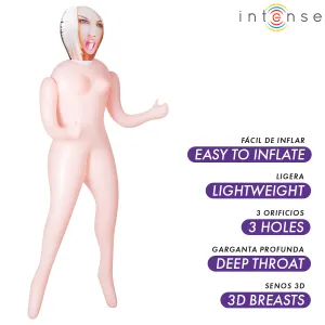 Irina aufblasbare Puppe mit Drei Öffnungen von Intense Dolls