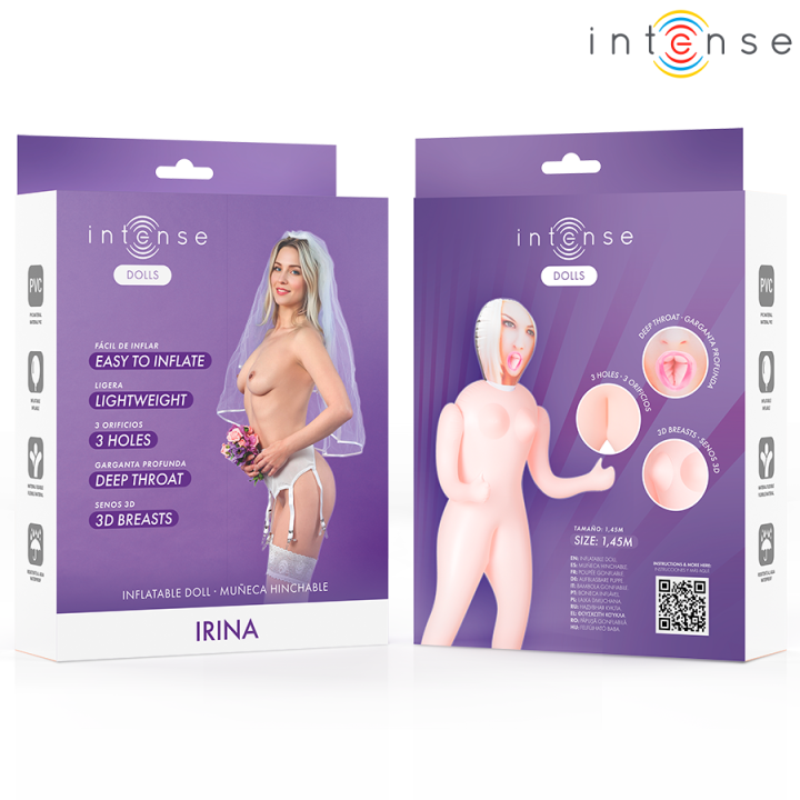 Irina aufblasbare Puppe mit Drei Öffnungen von Intense Dolls | Fesselliebe.de