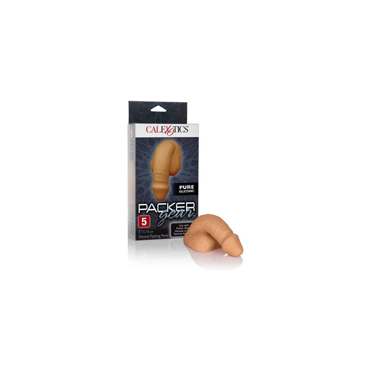 Silikon-Packung Penis 12,75 cm Karamell von Calexotics | Fesselliebe.de