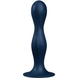 Double Ball-R Silikondildo Blau von Satisfyer Plugs | Fesselliebe.de