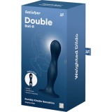 Double Ball-R Silikondildo Blau von Satisfyer Plugs | Fesselliebe.de