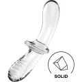 Doppel Kristall Dildo Transparent von Satisfyer Crystal