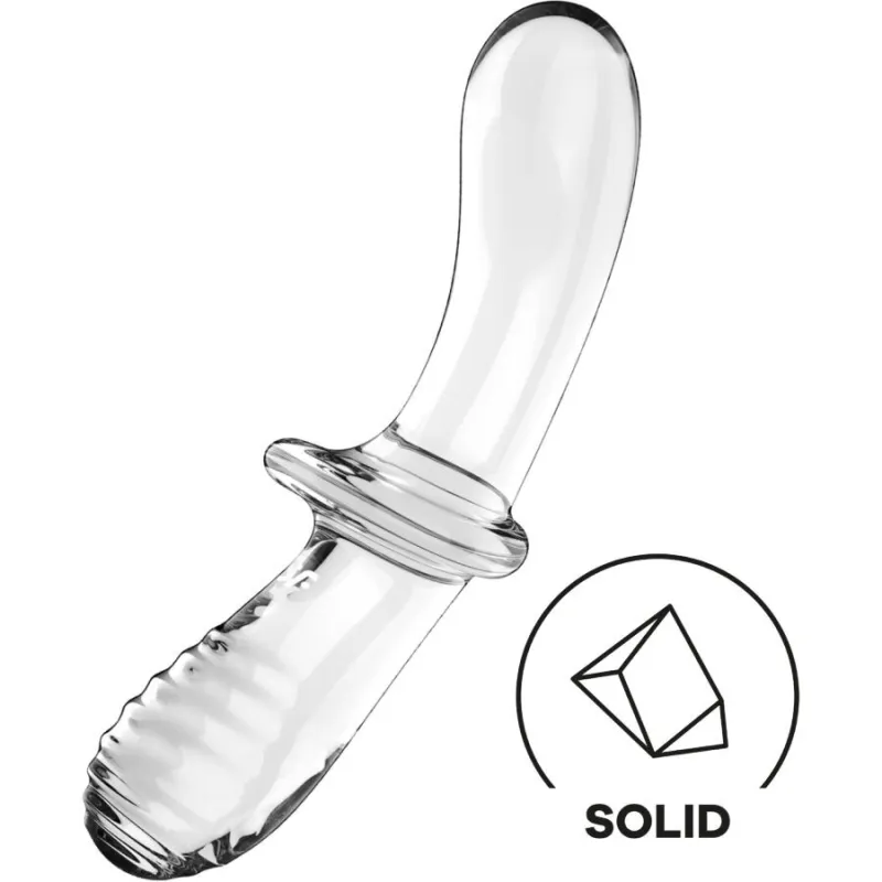 Doppel Kristall Dildo Transparent von Satisfyer Crystal | Fesselliebe.de