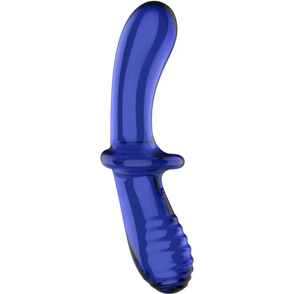 Doppel Kristall Dildo Blau von Satisfyer Crystal | Fesselliebe.de