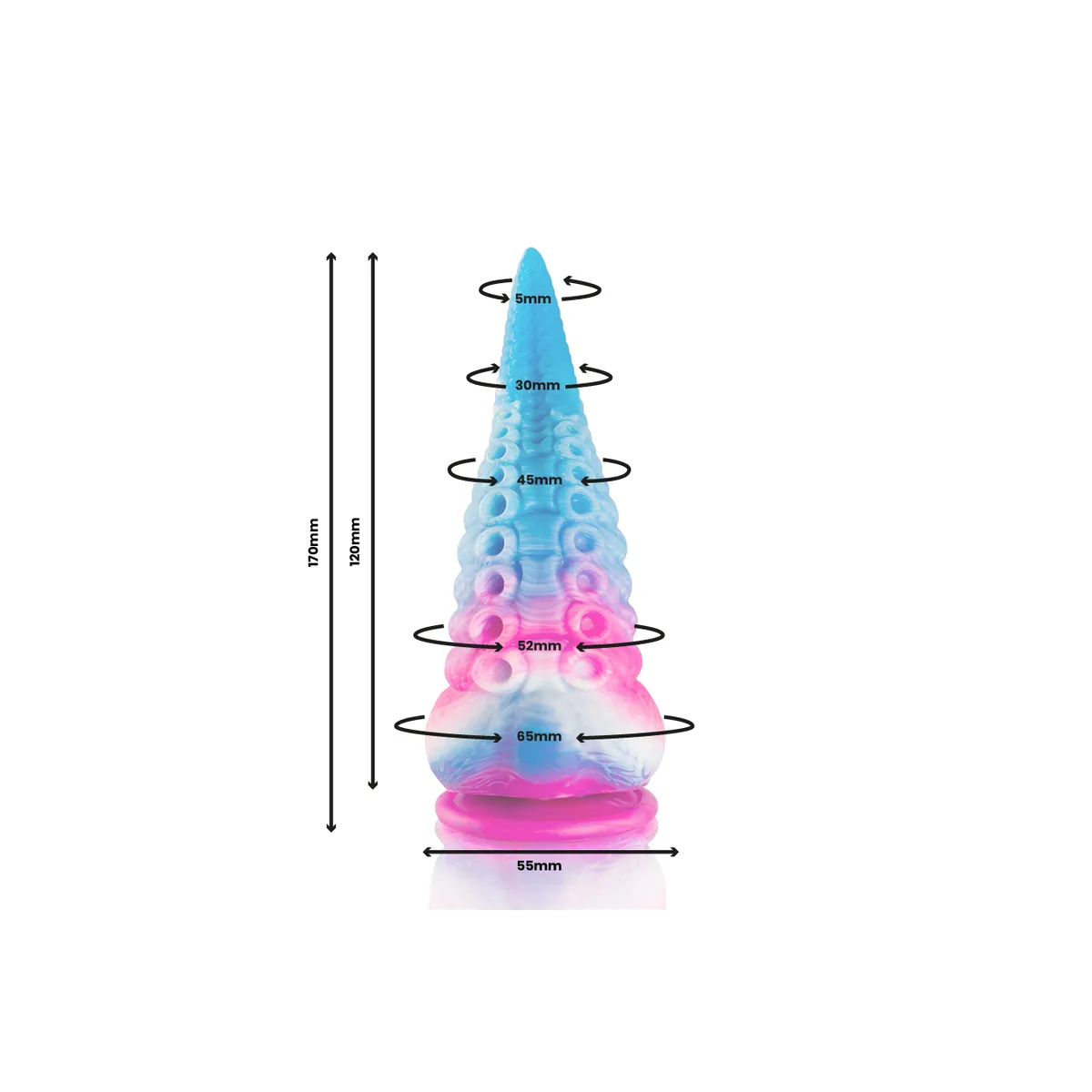 Phorcys Blauer Tentakel-Dildo, Kleine Grösse von Epic | Fesselliebe.de