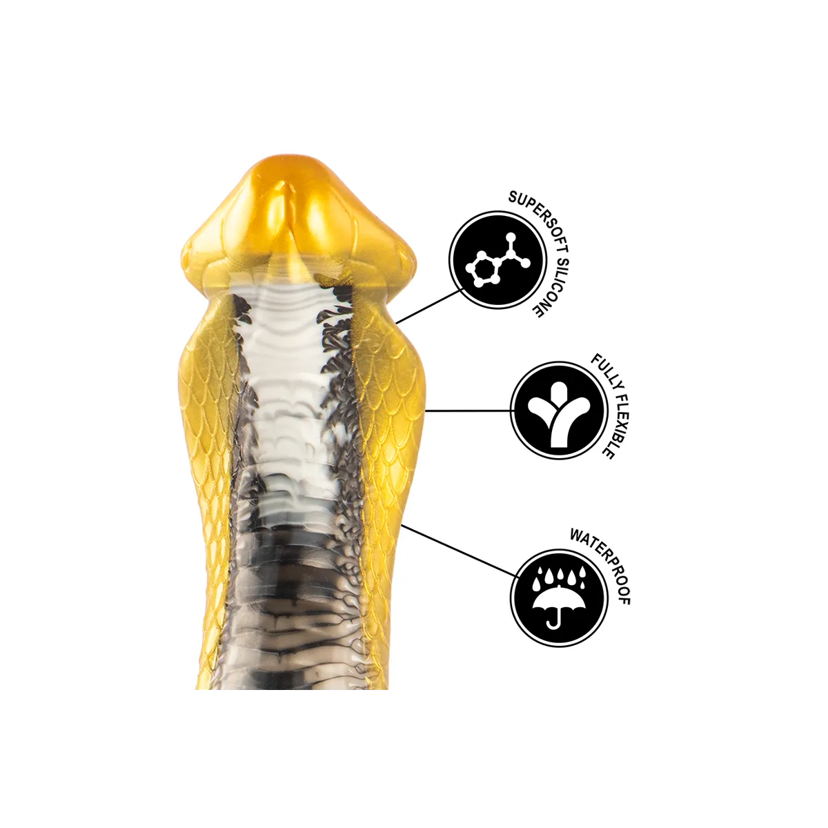 Drakon Dildo Gelbe Kobra von Epic | Fesselliebe.de