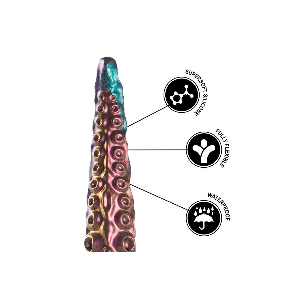 Charybdis Feiner Tentakel-Dildo, Kleine Grösse von Epic | Fesselliebe.de