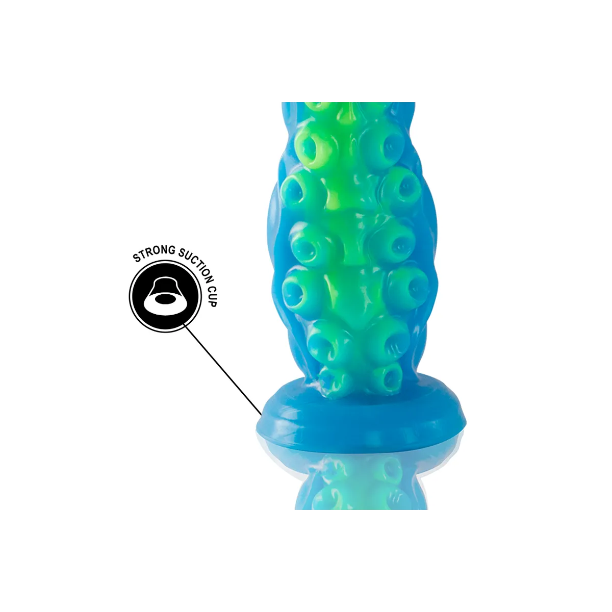 Scylla Fluoreszierender Dünner Tentakel-Dildo, Grosse Grösse von Epic | Fesselliebe.de