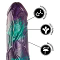 Basilisk Dildo Doppelt Schuppig Vergnügen, Grosse Grösse von Epic