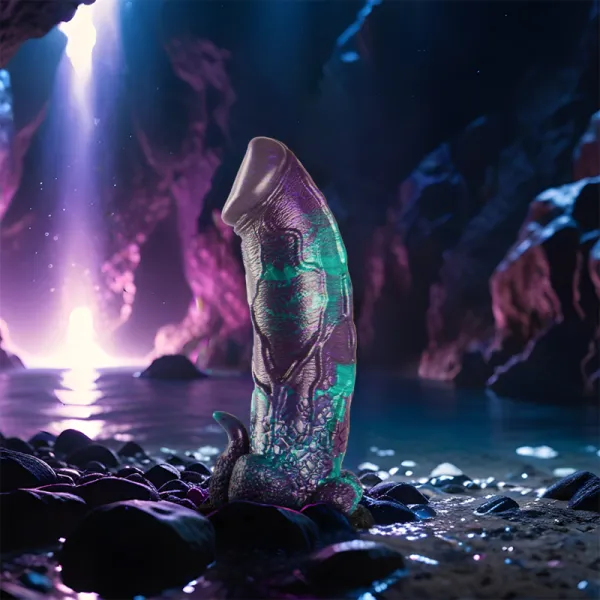 Basilisk Dildo Doppelt Schuppig Vergnügen, Grosse Grösse von Epic | Fesselliebe.de