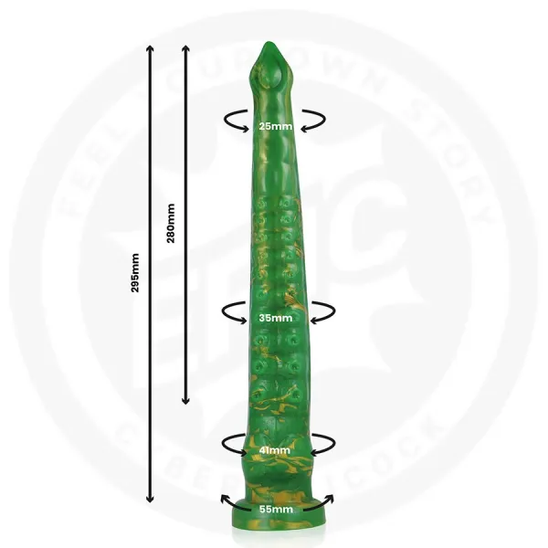 Dildo Hylos Green Flash von Epic | Fesselliebe.de