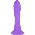 Dreamy Dildo Fantasy Flüssigsilikon Thermoreaktiv Violett 18,5 cm von Silexd