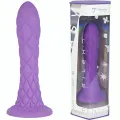 Dreamy Dildo Fantasy Flüssigsilikon Thermoreaktiv Violett 18,5 cm von Silexd