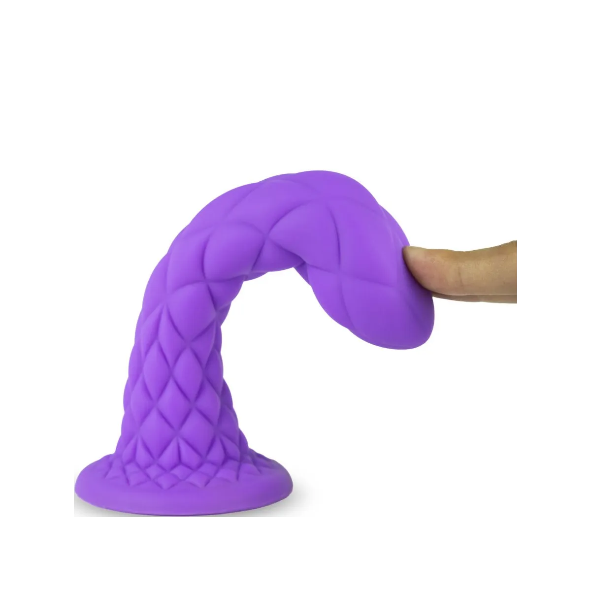 Dreamy Dildo Fantasy Flüssigsilikon Thermoreaktiv Violett 18,5 cm von Silexd | Fesselliebe.de