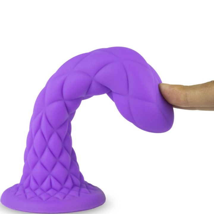 Dreamy Dildo Fantasy Flüssigsilikon Thermoreaktiv Violett 18,5 cm von Silexd | Fesselliebe.de