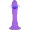 Dreamy Dildo Fantasy Flüssigsilikon Thermoreaktiv Violett 18,5 cm von Silexd