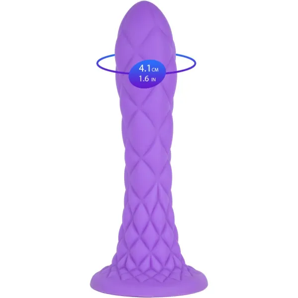 Dreamy Dildo Fantasy Flüssigsilikon Thermoreaktiv Violett 18,5 cm von Silexd | Fesselliebe.de