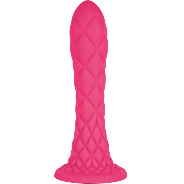 Dreamy Dildo Fantasy Flüssigsilikon Thermoreaktiv Fuchsia 18,5 cm von Silexd | Fesselliebe.de