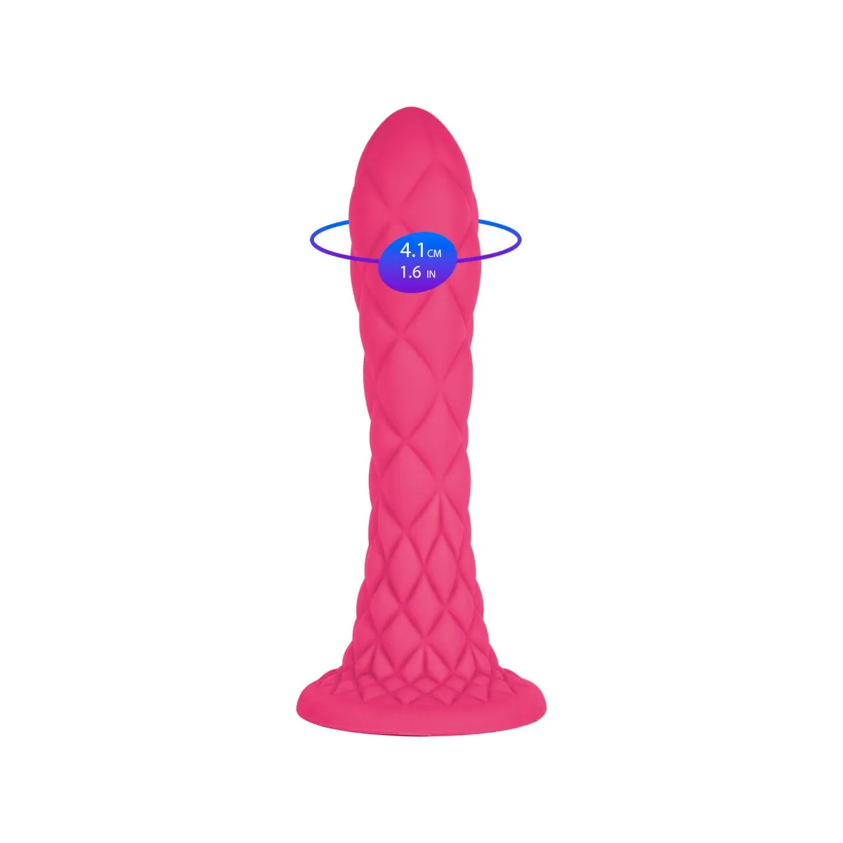 Dreamy Dildo Fantasy Flüssigsilikon Thermoreaktiv Fuchsia 18,5 cm von Silexd | Fesselliebe.de
