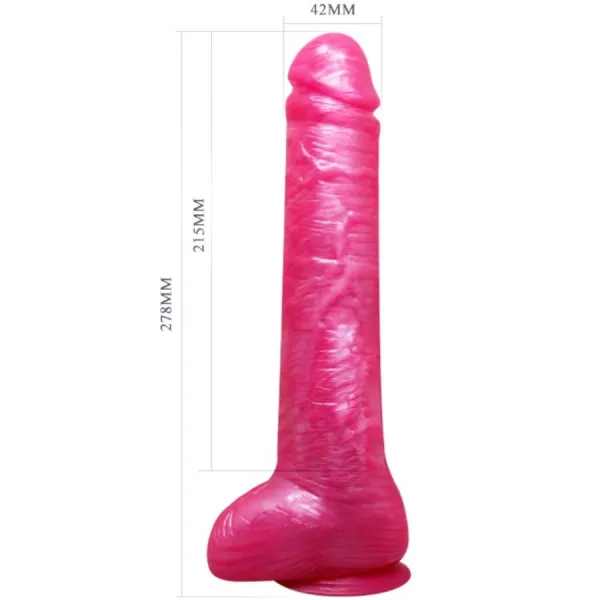 Realistischer Rosa Dildo Dong mit Saugnapf von Baile Dildos | Fesselliebe.de