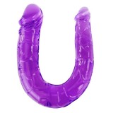 Doppeldildo In Flieder Flexibler Gelee von Baile Anal | Fesselliebe.de