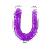 Doppeldildo In Flieder Flexibler Gelee von Baile Anal | Fesselliebe.de
