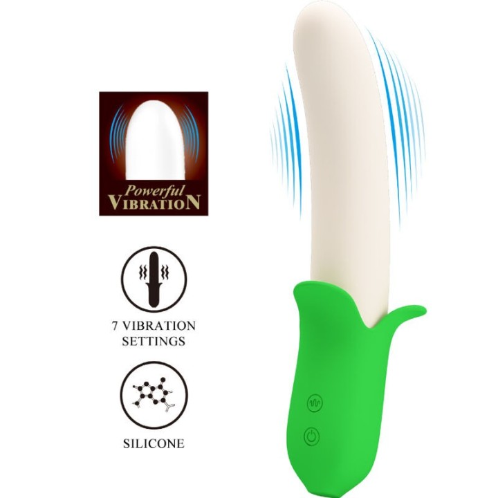 Banana Knight Super Power 7 Silikonvibrationen von Pretty Love | Fesselliebe.de