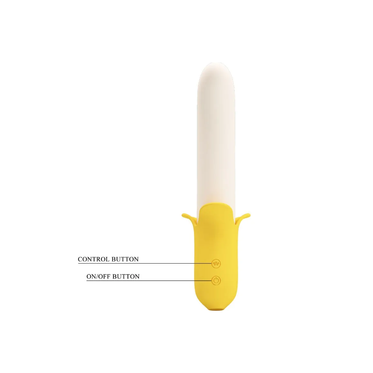 Banana Geek Super Power 7 Vibrationen Up&Down Silikon Schwarz von Pretty Love | Fesselliebe.de