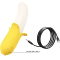 Banana Geek Super Power 7 Vibrationen Up&Down Silikon Schwarz von Pretty Love