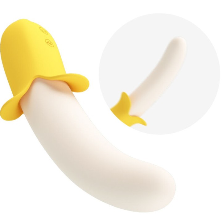 Banana Geek Super Power 7 Vibrationen Up&Down Silikon Schwarz von Pretty Love | Fesselliebe.de