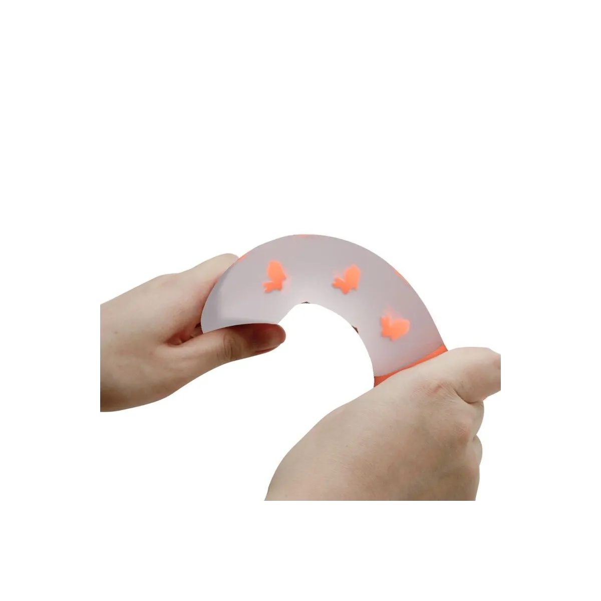 Magischer Nacht-Dildo ohne Vibration Leuchtendes Orange von Pretty Love Flirtation | Fesselliebe.de